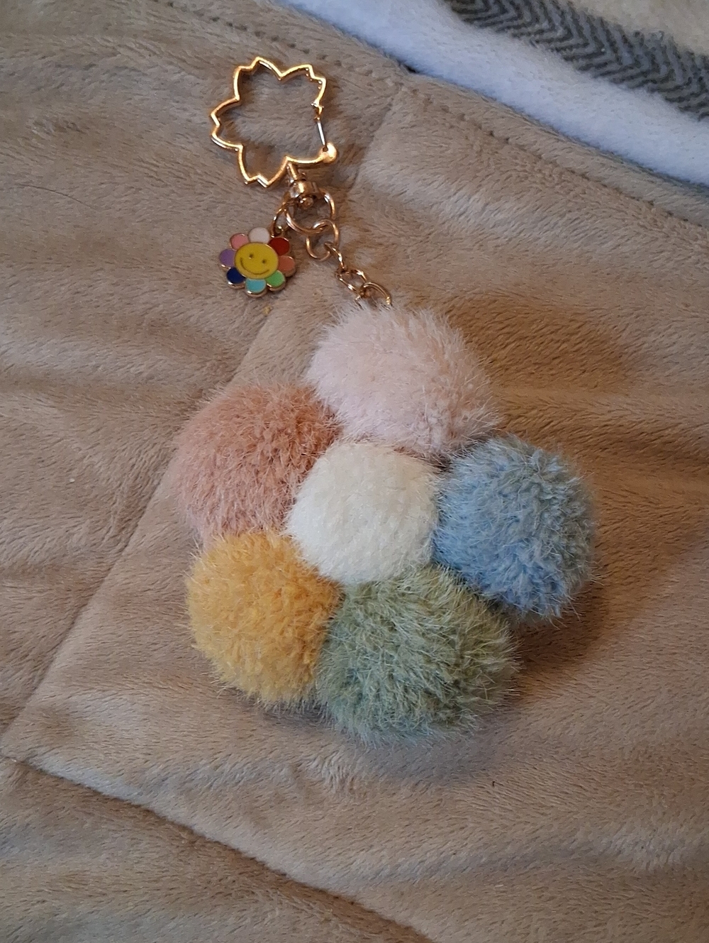 Fuzzy Keychain